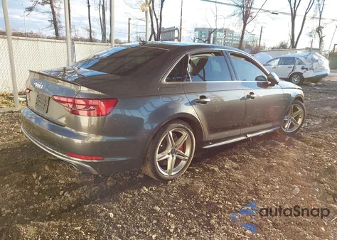 2018 Audi S4 3.0T Premium Plus из США, поврежденный, VIN WAUB4AF45JA001991